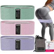 3 Levels Booty Bands Set Resistance Bands for Working Out Exercise Bands for Women Legs and Butt Yoga Starter Set