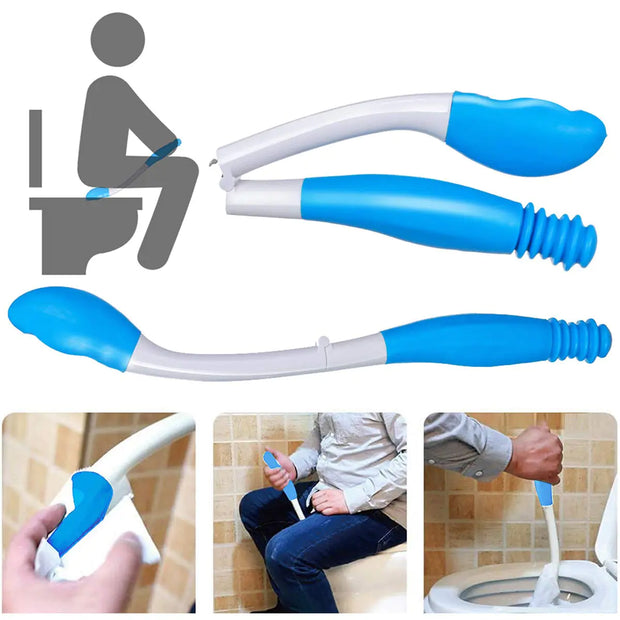 FAMKIT Toilet Aid for Wiping Long Arm Comfort Wipe Self Assist Toilet Aid Tool for Limited Mobility