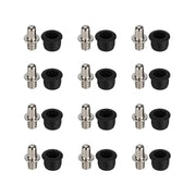 Flushbay 12 Packs Speaker Grill Guides Speaker Grill Peg Kit Set Speaker Buckles Snap Button Fasteners for Speaker Parts Accessories (029)