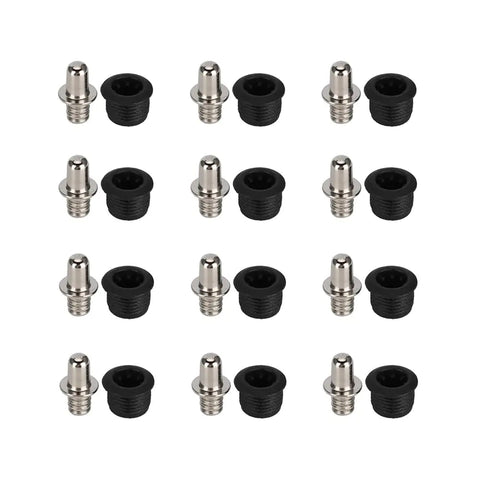 Flushbay 12 Packs Speaker Grill Guides Speaker Grill Peg Kit Set Speaker Buckles Snap Button Fasteners for Speaker Parts Accessories (029)