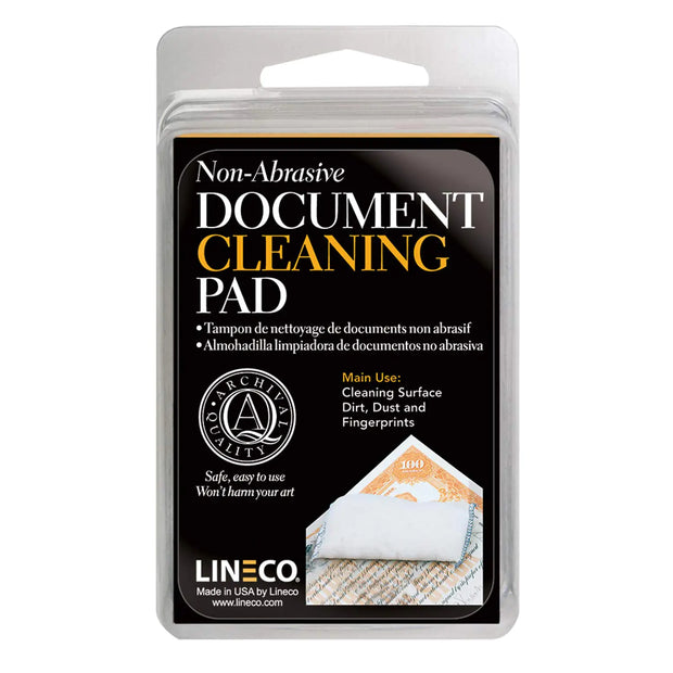 Lineco 2x3 Document Cleaning Pads Soft Grit-Free Powder That Absorbs and Cleans Paper Surface Perfect for Books Ephemera Maps and Cards