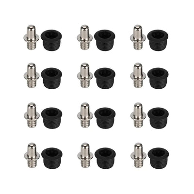 Flushbay 12 Packs Speaker Grill Guides Speaker Grill Peg Kit Set Speaker Buckles Snap Button Fasteners for Speaker Parts Accessories (029)